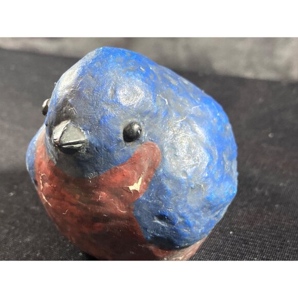 BIrds Blue Red Resin Figurines Home Decor Cardinal Bluebird 2.75" - Picture 13 of 16